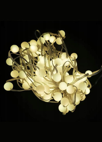 Гірлянда Розумна світлодіодна музична 100LED 10 метром кульки Multi різнокольорові USB керування від смартфона та пульта SunLamp (305663807)