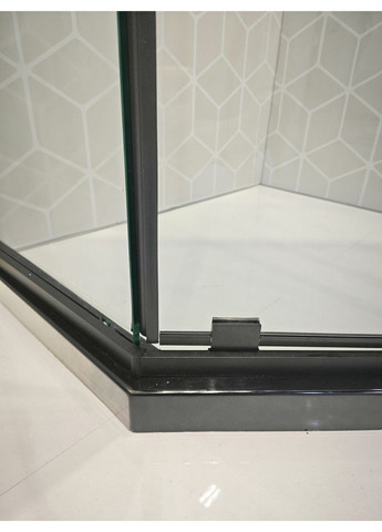 Душова кабіна без піддону SR SC06-90x90x200-TR-07 прозоре скло Easy Clean 8мм, графіт (KR5366) KOER (330027329)