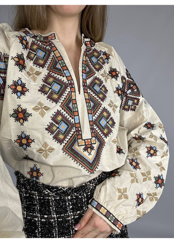 вышиванка женская мозаика большой и малый размер (350612492)