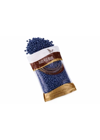 Гарячий плівковий віск у гранулах Hard Wax Beans Blue 500 г — професійний віск для депіляції без смужок No Brand (390965460)