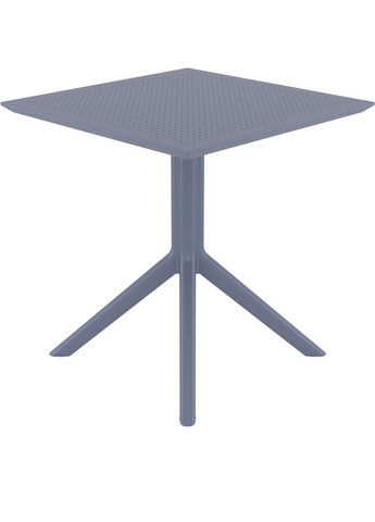 Стіл садовий Sky Table 70 Темно-сірий Siesta (372178837)