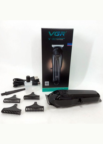 Машинка для стрижки волос V-982 LED Display, профессиональная электробритва, подстригательная машинка VGR (364665448)