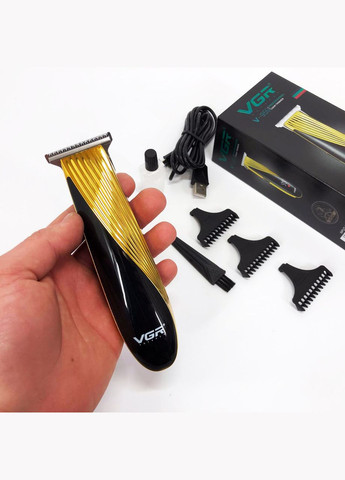 Машинка для стрижки акумуляторна V-959 тример для волосся та бороди VGR (364666063)