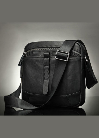 Компактна сумка через плече зі шкіри 20034 Чорна Vintage (331907973)