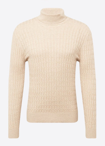 Бежевый демисезонный свитер мужской - свитер af9434m Abercrombie & Fitch