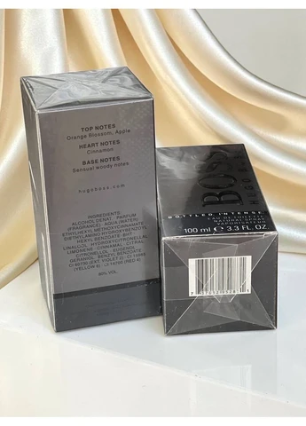 Чоловіча туалетна вода Hugo Boss Bottled Intense (Гуго Босс Ботлед Інтенс) 100 мл Деревні Пряні Фруктові Стійкі Шлейфові No Brand (400501208)