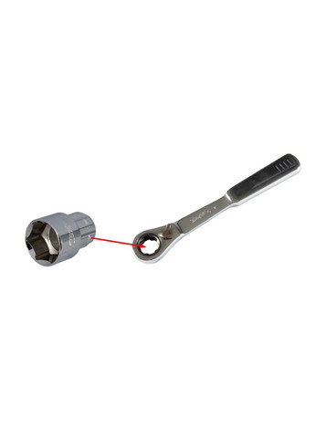 Накидная головка B-65735 (19 мм) торцевая головка для ключа на шарнире (6417) Makita (295033489)