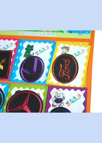 Аплікація для одягу нашивка №156 Емблеми авто 9шт/6х6см FROM FACTORY A156 (335398728)