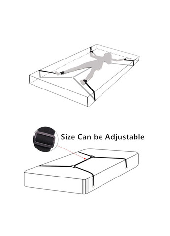 Комплект для фіксації зв'язування BDSM 4 точки Набір для зв'язування Бдсм фіксатор China (317747382)