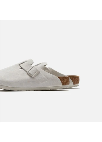 Сандалии Boston Antique Suede White 1024731 Birkenstock (400830746)