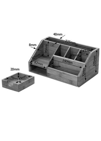 Настільний органайзер з дерева Блумфілд моріон (КНЦ-003711) No Brand (328225353)