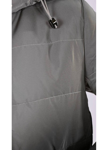 Сіра демісезонна куртка жіноча демісезонна сіра куртка-піджак No Brand Жіноча демісезонна куртка