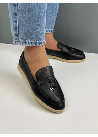 Yimeili 460 Лоферы Кожаные Черные с украшением черный з натуральная замша, китай — демисезон (367960221)