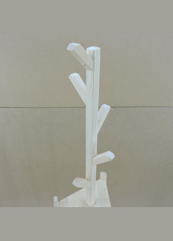 Стійка вішалка для одягу з дерева Созополь бланже (СВГ-001601) No Brand (328081290)