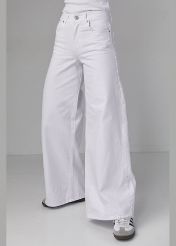 Жіночі джинси Palazzo - білий Lurex - (293293043)