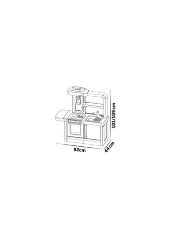 Игровой набор Интерактивная кухня Тефаль Эволюшн с регулировкой высоты и аксессуарами (312308) Smoby Інтерактивна кухня Тефаль Еволюшн із регулюванням (366221810)