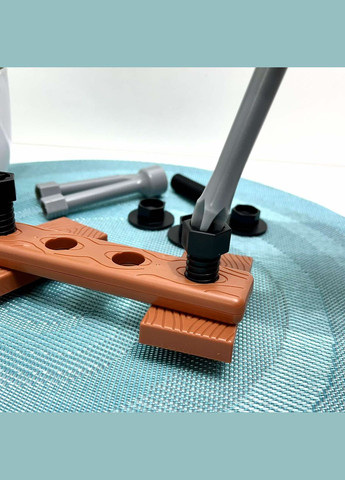 Набір інструментів шуруповерт дриль механічний Жовтий (T027) Bambi (340466563)