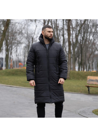 Черный зимний Пуховик No Brand