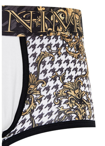 Труси боксери 1854b12 розкішні білі м’які еластичні бавовні стильні комфортні подарунок Geronimo (370143939)