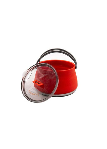 Чайник силиконовый с металлическим дном 1л, Терракотовый Tramp (368703673)