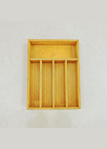 Лоток для столовых приборов из дерева Макароне карри (ЛСП-000103) No Brand (327846404)