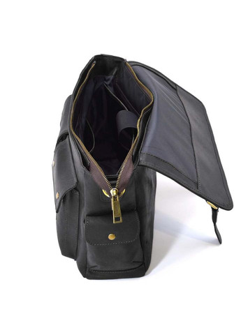 Сумка через плече зі шкіри crazy horse RA-6690-4lx бренда чорна TARWA (298684038)