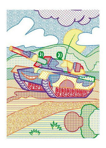 Книга "Большие водные раскраски: Военная техника" (TS01091996157438) Crystal Book (373407314)