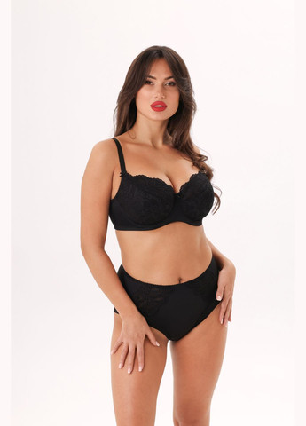 Чёрный бюстгальтер полууплотненная чашка elina Kalyna полиамид