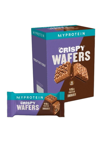 Протеїнові Вафлі Crispy Wafers - 10x42г Шоколад My Protein (283328641)
