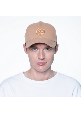 Бейсболка с регулятором мужская коттон бежевая LAD 197-572 LuckyLOOK 197-572M (322792135)