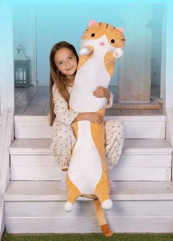 Кот батон 110 см плюшевый мягкая игрушка-подушка для детей и взрослых My Kigu (369931695)