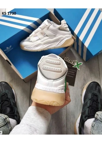 Комбіновані кросівки чоловічі adidas niteball адідас найтбол демісезон No Brand