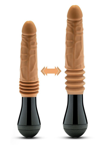 Вібратор реалістичний Dr. Skin Dr.Arthur з фрикціями з кібершкіри, бежевий Blush (328288022)