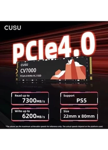 Твердотельный накопитель SSD 1Tb, CV7000, PCI-E 4.0 x4, M.2 2280, 3D TLC, 7200/6100 МБ/с (KS2G11T0DS) KS2G11T0DS CUSU (395346176)