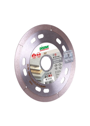 Круг алмазный отрезной 1A1R 125x1,1x8x22,23 Esthete Distar (369933697)