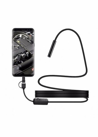 Цифровой эндоскоп камера ZCF камера 5.5мм micro USB/Type-C с подсветкой с кабелем 2 м (EA050444) No Brand (329443945)