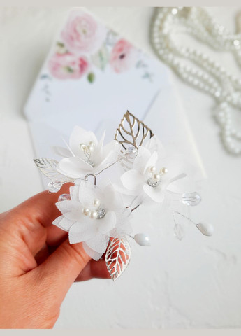 3 шт Весільні шпильки в зачіску з квітами No Brand (331177216)