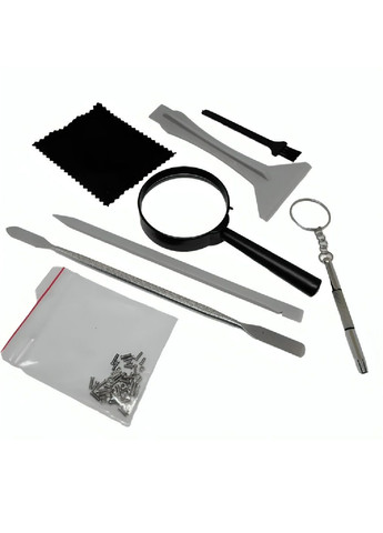 Набір комплект інструментів у кейсі для розбирання ремонту мобільних телефонів комп'ютерів 133 штуки (479737-Prob) Сірий Unbranded (323056028)