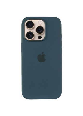 Чохол Silicone case (AAA) з Magsafe та анімацією (button) для Apple iPhone 16 Pro Max (6.9\") Морської хвилі Epik (372499237)