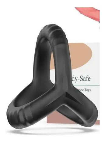 Силіконне ерекційне чоловіче кільце на пеніс та мошонку. Кільце для затримки еякуляції, світиться в темряві Tenga (327095174)