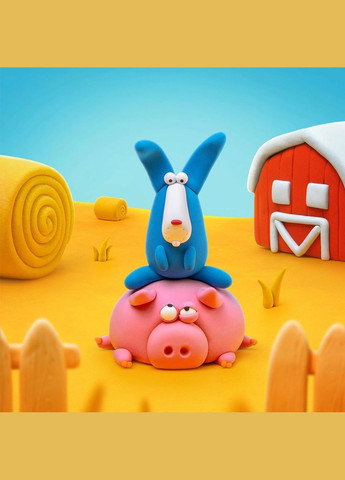 Набор самозатвердіваючого пластиліну Ліпака Кролик () ЛІПАКА 30050-UA01 (332955073)