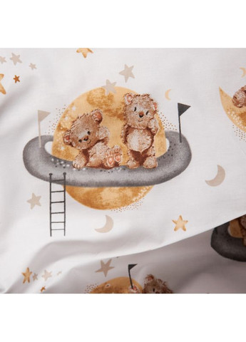 Комплект постельного белья Детский 110х140 наволочки 2х40х60 Бязь Gold Люкс (MS-830000321) Moon&Star Teddy Dreams (356682951)