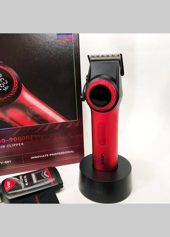 Хороший беспроводной триммер V-001 RED, Тример для стрижки профисиональный, машинка UN-492 для стрижки VGR (351486257)