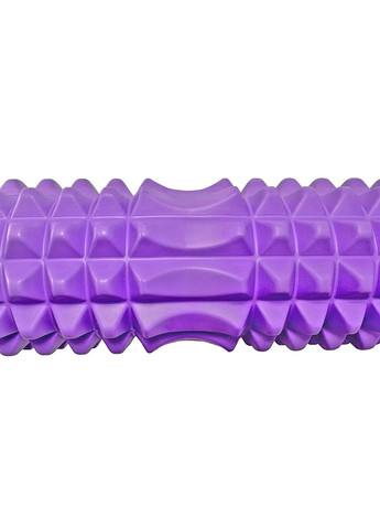 Массажный ролик Grid Roller 45 см v.2.2 EF-2028 Violet EasyFit (290255584)