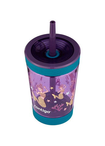 Бутылка для воды Spill Proof Tumbler Mermaid Русалка 420 мл Contigo (362174793)