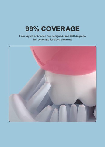 Дитяча зубна щітка U-подібна 6-12 років No Brand (300657470)