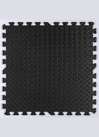 Пол пазл - модульне покриття для підлоги SW-00001169 Чорне 600x600x10мм Sticker Wall (297847350)