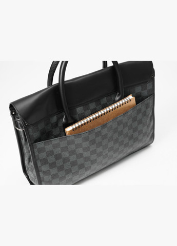 Мужской деловой портфель для документов формат А4 Черный No Brand (302391121)