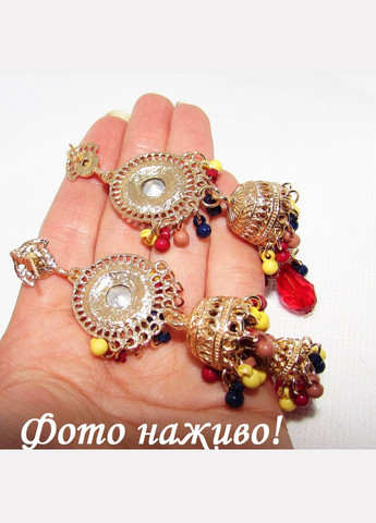 Розкішні вечірні сережки джумки - індійський стиль, 2385 Fashion Jewelry (336550602)