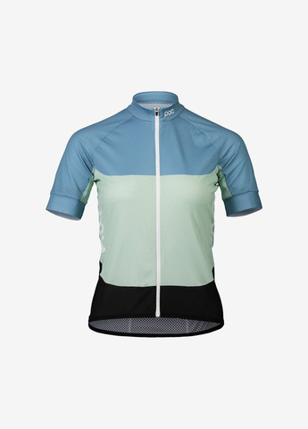 Комбинированная всесезон женское велоджерси essential road ight jersey l голубой-салатовый POC